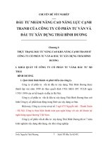 Đầu Tư Nhằm Nâng Cao Năng Lực Cạnh Tranh Của Công Ty Cổ Phần Tư Vấn Và Đầu Tư Xây Dựng Thái Bình Dương