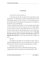 Giải pháp đẩy mạnh tiêu thụ cà phê ở trong thị trường nội địa tại công ty cổ phần tập đoàn Thái Hòa