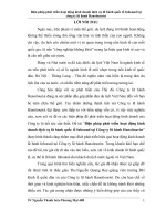 Biện pháp phát triển hoạt động kinh doanh dịch vụ lữ hành quốc tế Inbound tại Công ty lữ hành Hanoitourist