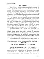 Báo cáo tại Cty Giầy Thăng Long.