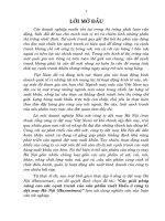 Nâng cao sức cạnh tranh của sản phẩm XK ở C.ty Dệt may Hà Nội - HANOSIMEX