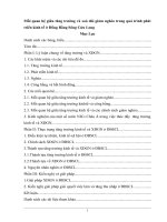 Mối quan hệ giữa tăng trưởng và xoá đói giảm nghèo trong quá trình phát triển kinh tế ở Đồng Bằng Sông Cửu Long