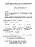 Nghiên cứu tận dụng nhiệt từ khí xả động cơ reaseach to take full advantage of exhaust gas from engines