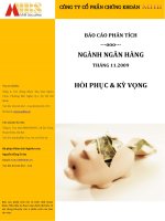  Báo cáo phân tích ngành ngân hàng