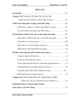 Phân tích hoạt động SXKD của Cty cổ phần Công nghệ sinh học