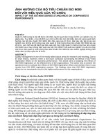 Ảnh hưởng của bộ tiêu chuẩn ISO 9000 đối với hiệu quả của tổ chức