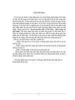 Tự do hoá lói suất ở VN - Thực trạng và Giải pháp