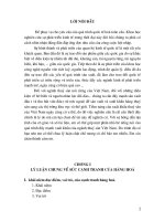 Sức cạnh tranh của hàng thuỷ sản Việt Nam- thực trạng và giải pháp