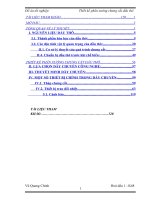 Thiết kế phân xưởng chưng cất dầu thô