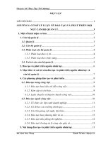 Hoàn thiện công tác đào tạo và phát triển đội ngũ cán bộ quản lý tại công ty đường sắt Hà Hải