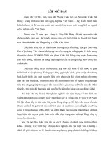 Bằng phương pháp thống kê toán học đề ra các biện pháp giảm chi phí cho Công ty giấy Bãi bằng