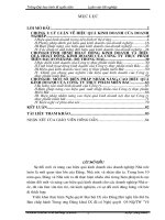 Định hướng chuyển dịch cơ cấu hàng nông sản xuất khẩu trong điều kiện tự do hoá thương mại