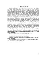 Biện pháp cơ bản gia tăng việc thu hút vốn đầu tư trực tiếp đáp ứng nhu cầu phát triển kinh tế VN thời kỳ 2001 - 2005