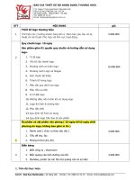 Bao gia lai cac hang muc