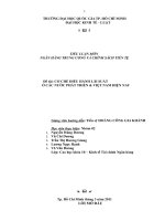 Cơ chế điều hành lãi suất ở các nước phát triển & việt nam hiện nay