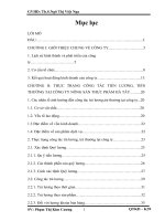 Công tác trả lương, trả thưởng tại công ty Cổ phần nông sản thực phẩm Hà Tây