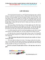 Một số biện pháp nhằm phát triển thị trường tiêu thụ sản phẩm của CT Cao Su Sao Vàng.doc