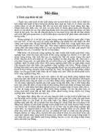 Thực trạng và Giải pháp thúc đẩy chuyển dịch cơ cấu kinh tế nông nghiệp ở huyện Hoà An- Cao Bằng