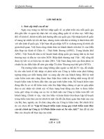 Hạch toán tiêu thụ hàng hoá & xác định KQ tiêu thụ với việc nâng cao lợi nhuận trong kinh doanh tại C.ty TM Hương Thuỷ