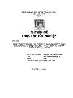 Phân tích tình hình tài chính thông qua hệ thống BCTC tại Công ty cổ phần cơ khí và thiết bị áp lực-VVMI.