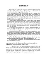 Vận dụng Một số phương pháp thống kê phân tích năng suất lao động và các nhân tố ảnh hưởng của Công ty Cổ phần Bắc Nam