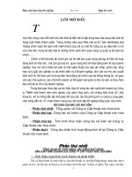 Báo cáo thực tập tại công ty TNHH một thành viên kinh doanh nước sạch Hoà bình