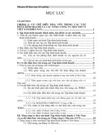 Cơ chế điều hòa vốn ở Tổng Cty giấy VN - Thực trạng & Giải pháp