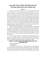 Một vài suy nghĩa về phương pháp học của sinh viên đại học kinh tế quốc dân