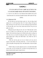 Giải pháp nâng cao hiệu quả sử dụng vốn lưu động tại công ty sông đà 1