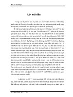 Luận bàn về CSTT trong quá trình đổi mới là một vấn đề phức tạp, luôn biến đổi, có tác dụng mạnh mẽ đến mọi hoạt động kinh tế- xã hội
