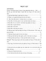 Một số giải pháp nhằm đẩy mạnh hoạt động tiêu thụ sản phẩm vật liệu nổ tại Công ty Vật liệu nổ Công nghiệp