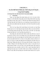 Quy trình công tác kế hoạch hóa tại Công ty Vận tải hành khách Đường sắt Hà Nội - Thực trạng và giải pháp