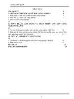 Một số vấn đề về phát triển các khu công nghiệp ở Hà Nội