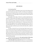 Đẩy mạnh hoạt động xuất khẩu nông sản ở Tổng Công ty thương mại Hà Nội