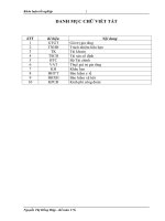 Phân tích hiệu quả KD tại Cty TNHH Hoàng Thủy