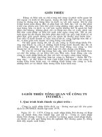 Tình hình hoạt động sản xuất kinh doanh của Doanh nghiệp