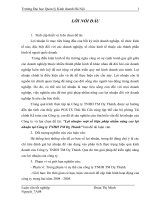 Lợi nhuận- một số biện pháp nhằm nâng cao lợi nhuận tại Công ty TNHH TM Dỵ Thành