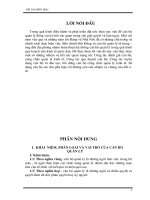 Vai trò của cán bộ quản lí