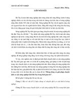 Phương hướng và Giải pháp chuyển dịch cơ cấu nông nghiệp tỉnh Hà Tây trong thời gian tới