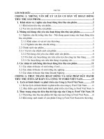 Hoạt động tiêu thụ sản phẩm ôtô lắp ráp ở công ty Ford Việt Nam