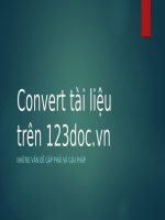 Convert tài liệu trên 123docx