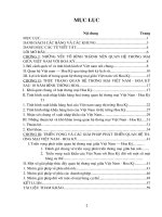 Giải pháp phát triển quan hệ Việt Nam - Hoa Kỳ