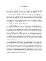 Hoàn thiện hoạch toán tiêu thụ & xác định kết quả TTTP tại C.ty Cơ khí Hà Nội