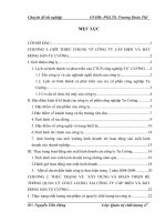 Giải pháp hoàn thiện hệ thống quản lý chất lượng tại công ty cáp điện và bất động sản tự cường