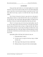 tại Cty cổ phần chè Kim Anh.