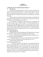 CỞ SỞ LÝ LUẬN Khái niệm chung về chất thải sinh hoạt