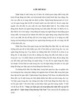 Nâng cao hiệu quả của hoạt động bảo đảm tiền vay tại Sở giao dịch I- ngân hàng công thương việt nam