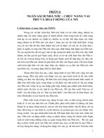 Tình hình hoạt động & vai trò điều tiết vĩ mô nền kinh tế của NSNN VN