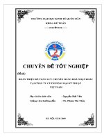 Thực trạng kế toán thành phẩm và tiêu thụ thành phẩm tại Nhà xuất bản Thống kê