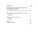 Tiến trình hội nhập kinh tế của Việt Nam - Thực trạng & Giải pháp